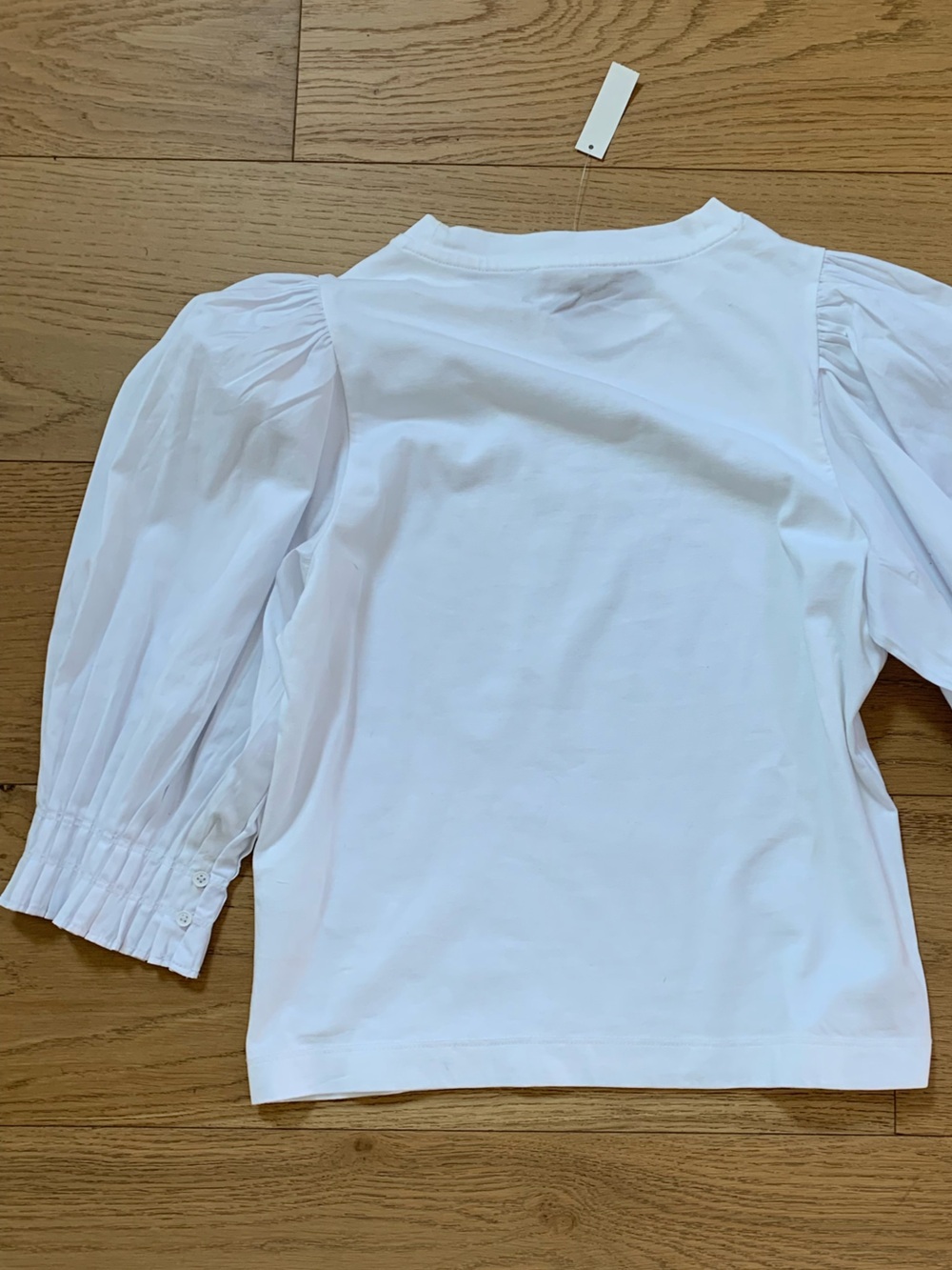 Madewell NWT White Puff-Sleeve Blouse Size XS - Picture 5 of 7